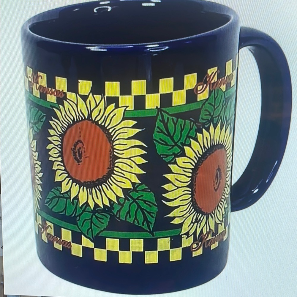 Sunflower Design Ceramic Mug